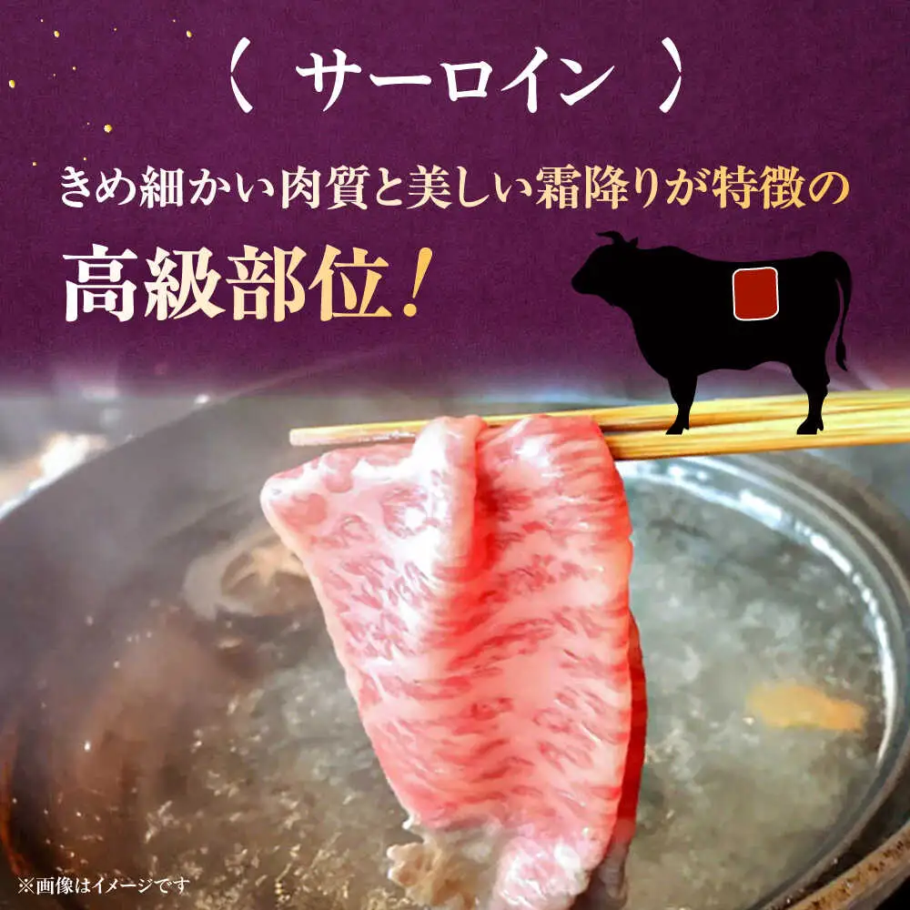 【全12回定期便】【A5-A4等級】博多和牛 サーロイン すき焼き しゃぶしゃぶ 500g 桂川町/株式会社チクゼンヤ [ADBZ024] すきやき 定期便 和牛 国産