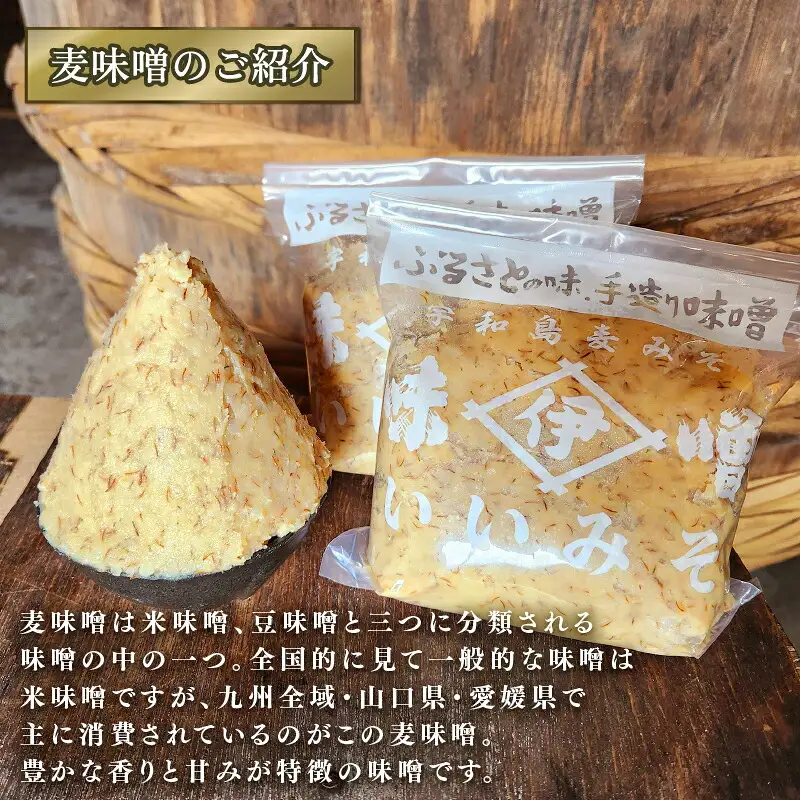【マツコの知らない世界で紹介！】 麦みそ 計12kg 3回定期便 麦みそ 井伊商店 J029-108003