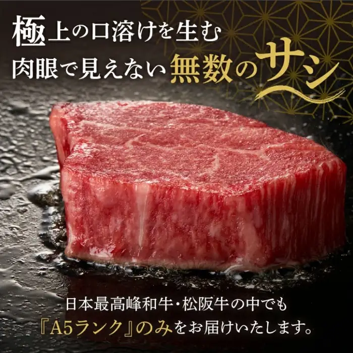 松阪牛シャトーブリアンステーキ 480g A5 [ 松阪牛 ] / 9.6-1