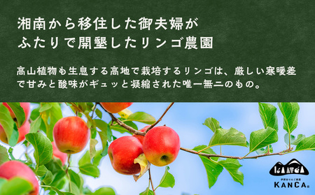 KANCA アップルジュース　1000ml×2本 | りんごジュース アップルジュース フルーツジュース 新鮮 ふるさと納税 返礼品 信州産 長野県産 伊那市【009-50】
