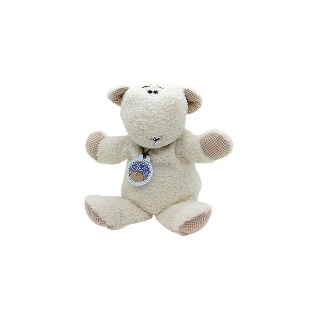 世界にひとつ　くまやのパペットくまちゃん　ハンドメイド ベージュ