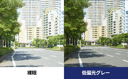 跳ね上げ式/「偏光」前掛けサングラス　スッキリとシャープな印象のスクエアタイプ　「BV-28」　レンズカラー：(8)低偏光グレー