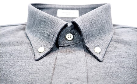 シャツ INDUSTYLE TOKYO 長袖 メンズ シャツ グレー(L)