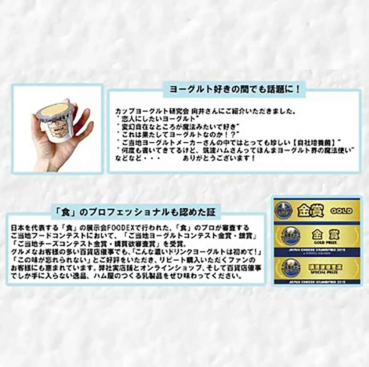 ヨーグルト 筑波ハム ブルーベリー ご褒美ヨーグルトギフトセット