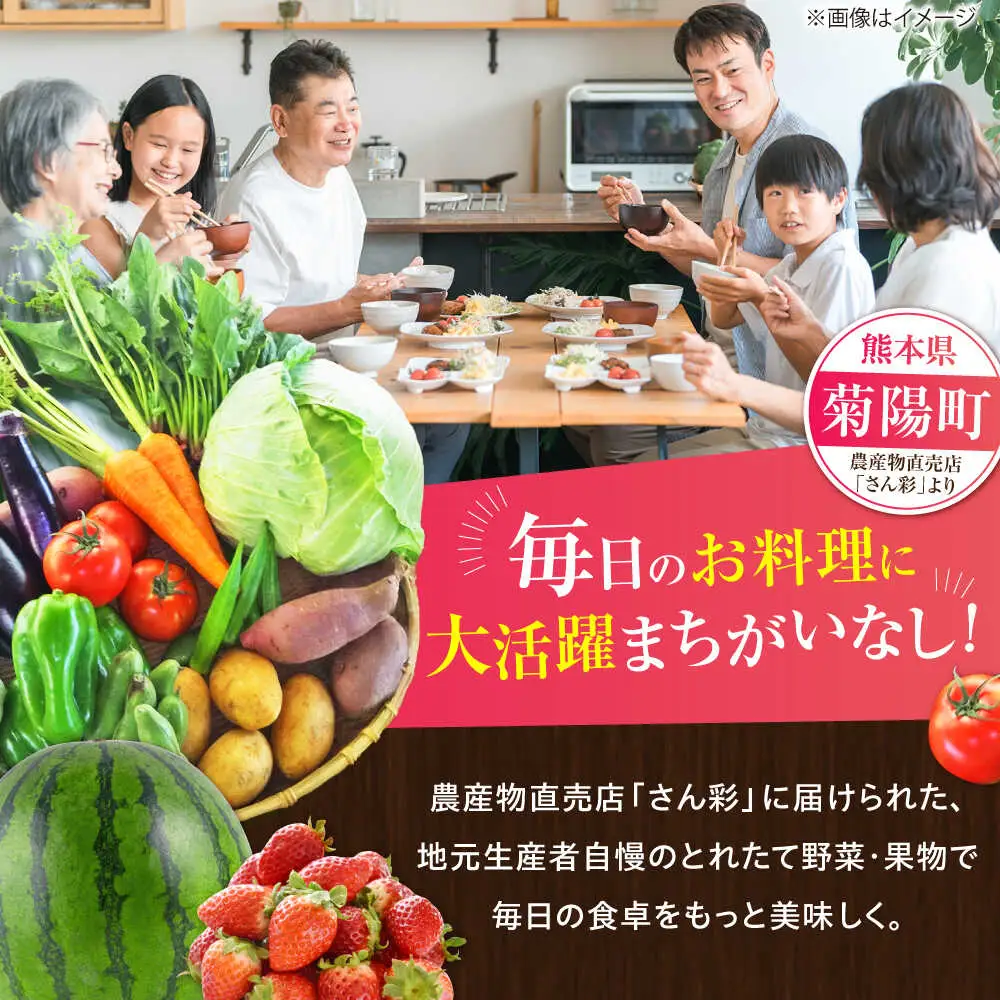 菊陽町特産品「 野菜 ・ 果物 などの詰め合わせ 野菜 果物 BHAK006