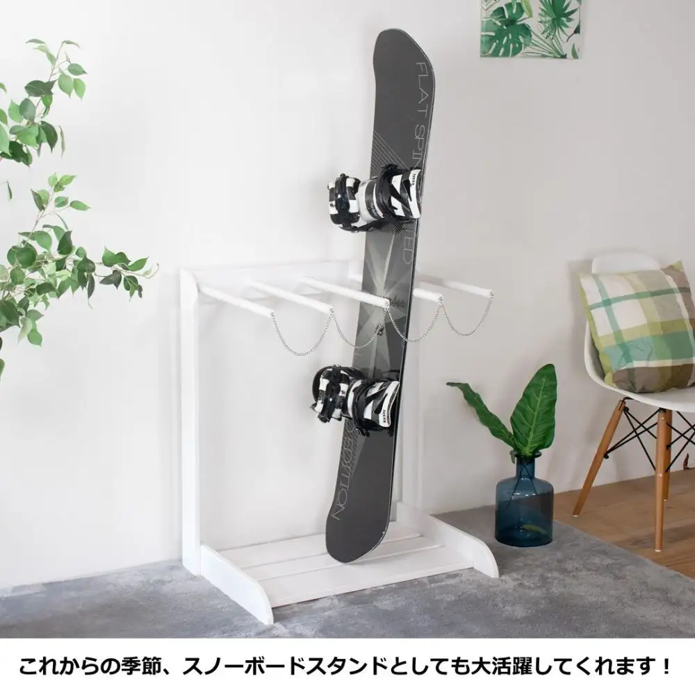 ［白色塗装］ サーフボードラック 4本立て