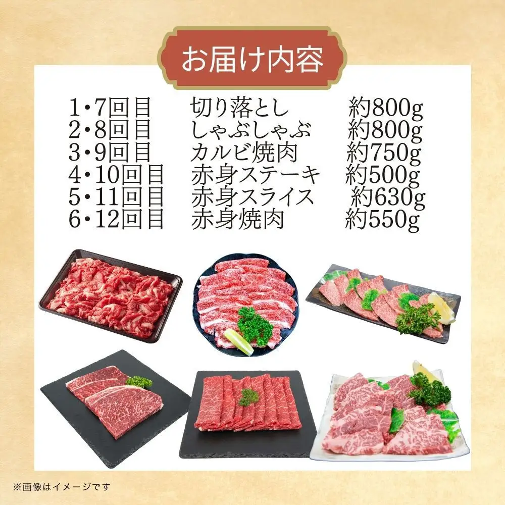 博多和牛 厳選定期便全12回
