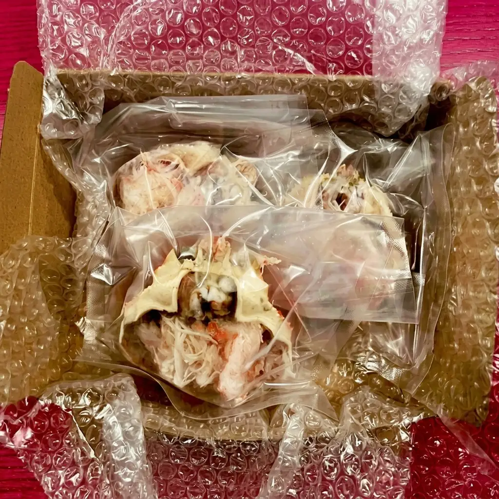 ずわいがに甲羅盛り 冷凍 上越産 ずわいがに 約130g×3個