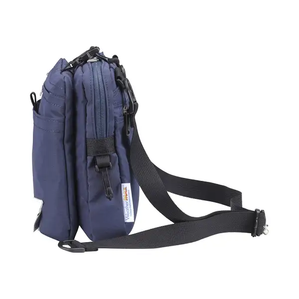豊岡鞄 CIE WEATHER SHOULDER（071951）ネイビー / 木和田正昭商店 撥水 ショルダーバッグ メンズ クラッチバック バックインバック