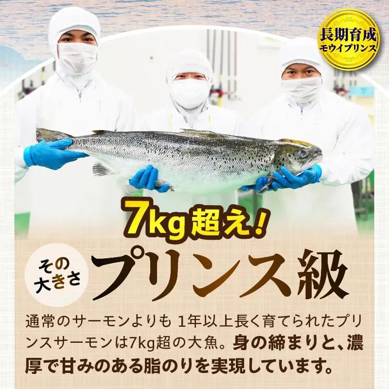 アトランティックプリンスサーモン(プレミアム)500g アトランティックプリンスサーモン モウイプリンス サーモン 鮭 お寿司 寿司 刺身 にぎり寿司 カルパッチョ サラダ グリル