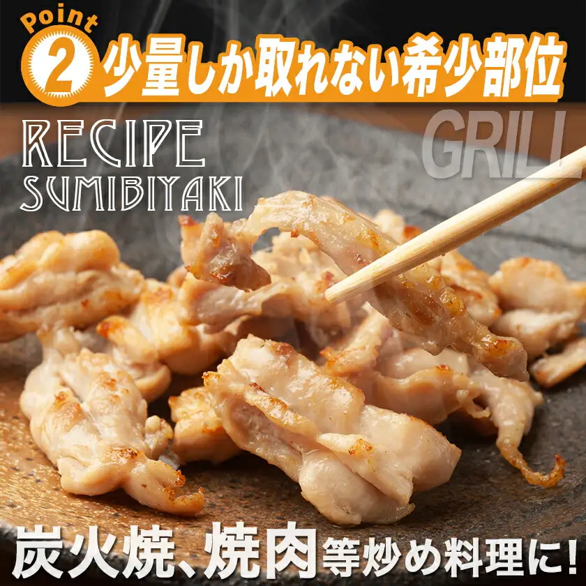 宮崎県産若鶏せせり3kg〔MJ-M603〕_(都城市) 宮崎県産 若どり 小肉 希少部位 炭焼き 焼肉 唐揚げ チキン 小分け 真空