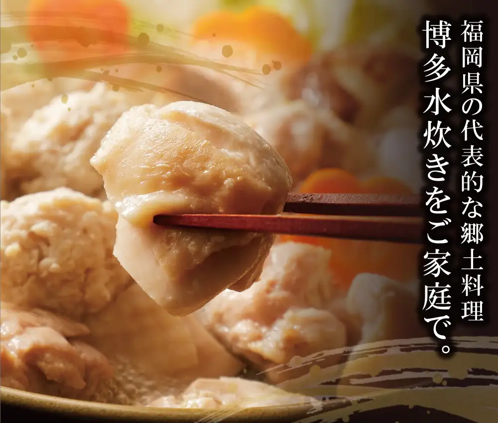 Z12-01 はかた地どり 水炊き（2～3人前）水炊き
