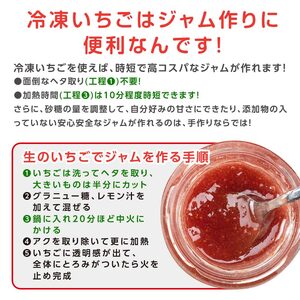 冷凍いちご 福島県オリジナル品種 「ふくはる香」 1kg（250g×4） いちご イチゴ 苺 福島県 鏡石町 鏡石農遊園 F6Q-299