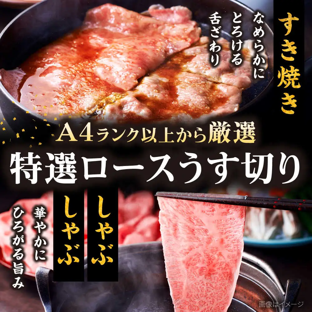 【全12回定期便】博多和牛 ロース うす切り 1kg [BGAM021] ロース 薄切り 定期便 牛肉