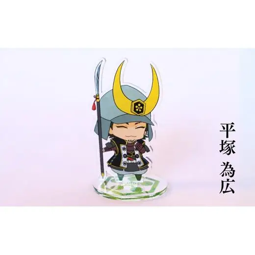 【アクリルスタンド】義の絆（三成（采配）　島左近　大谷吉継　平塚為広） 豆本おまけ付