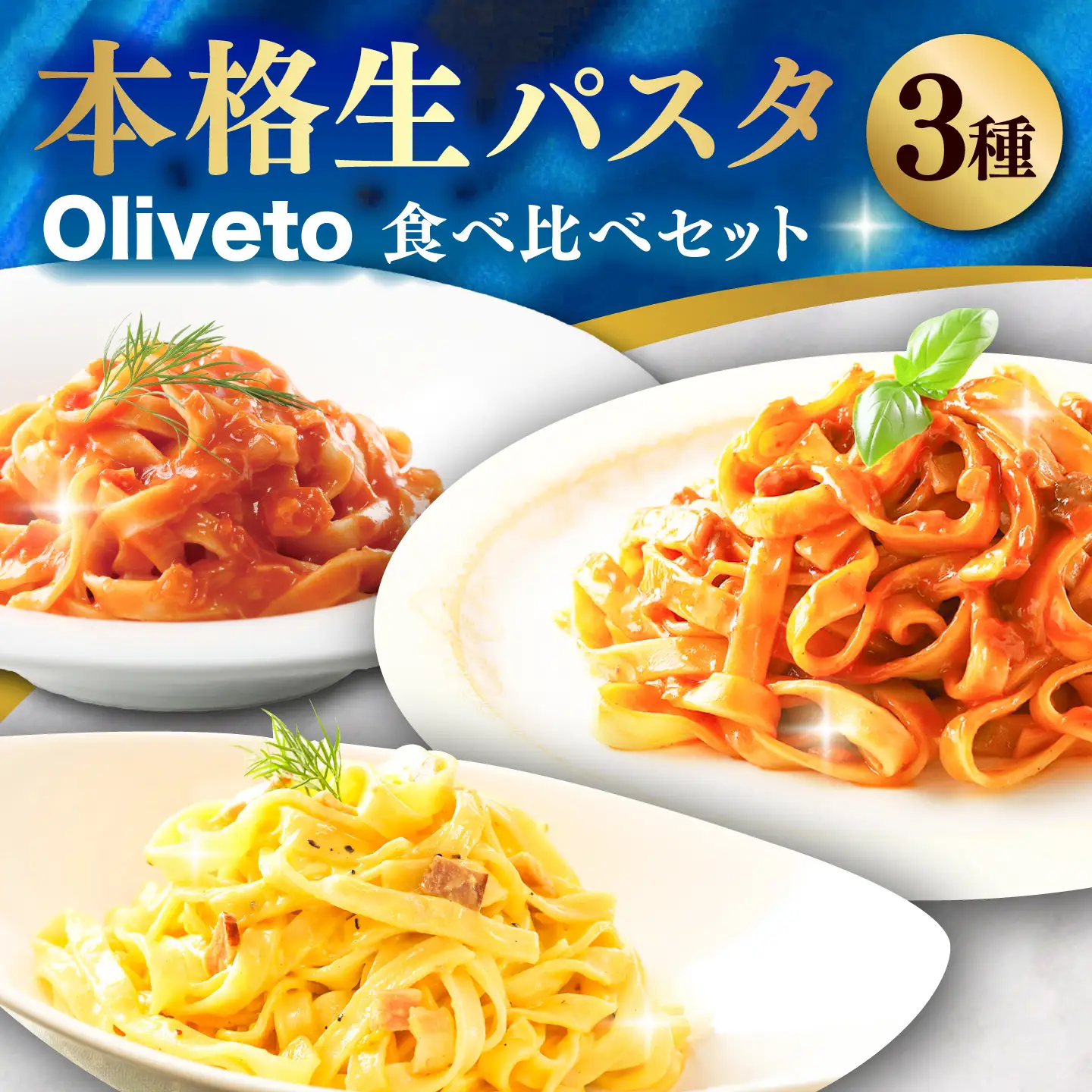 全6回定期便 生パスタ3種類×4食(計12食) 冷凍パスタ BHAY014