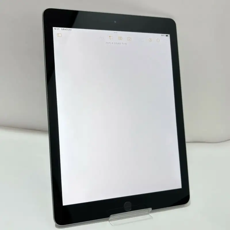 iPad 第6世代 Wi-Fiモデル スペースグレー iPad【32GB】【中古 Bランク】