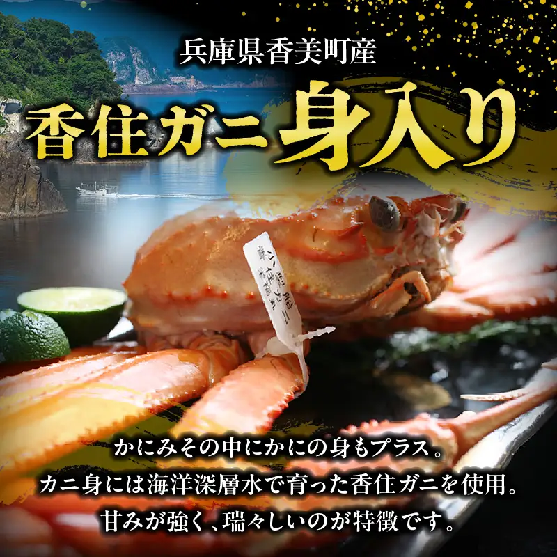 かにみそ チューブタイプ 200g×2 保存料無添加 香住ガニ身入り 07-120