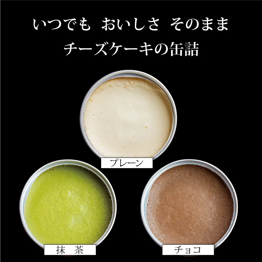 チーズケーキ 缶詰 3種 6缶セット（プレーン・抹茶・チョコ） 缶詰