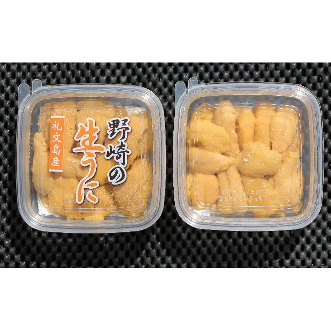 礼文産 新鮮生うに キタムラサキウニ 40g×2(ピンバッジ付) うに