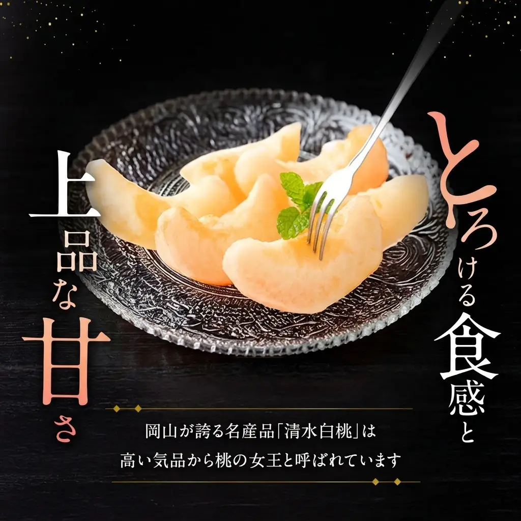 清水白桃 岡山県産 清水白桃【8玉 約2.0kg】【先行予約】