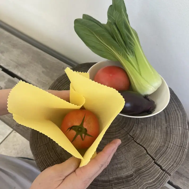 【食品用ラップの代わりに！】蜜蝋ラップ(丹後ちりめん) 繰り返し使える エコラップ
