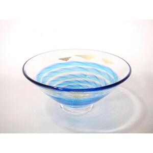  ガラス抹茶碗（抹茶茶碗・波千鳥）| 食器 食器