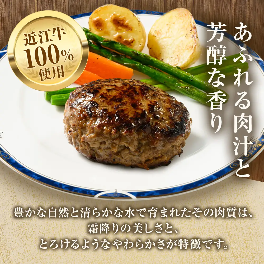 近江牛 生ハンバーグ 120g×5個入