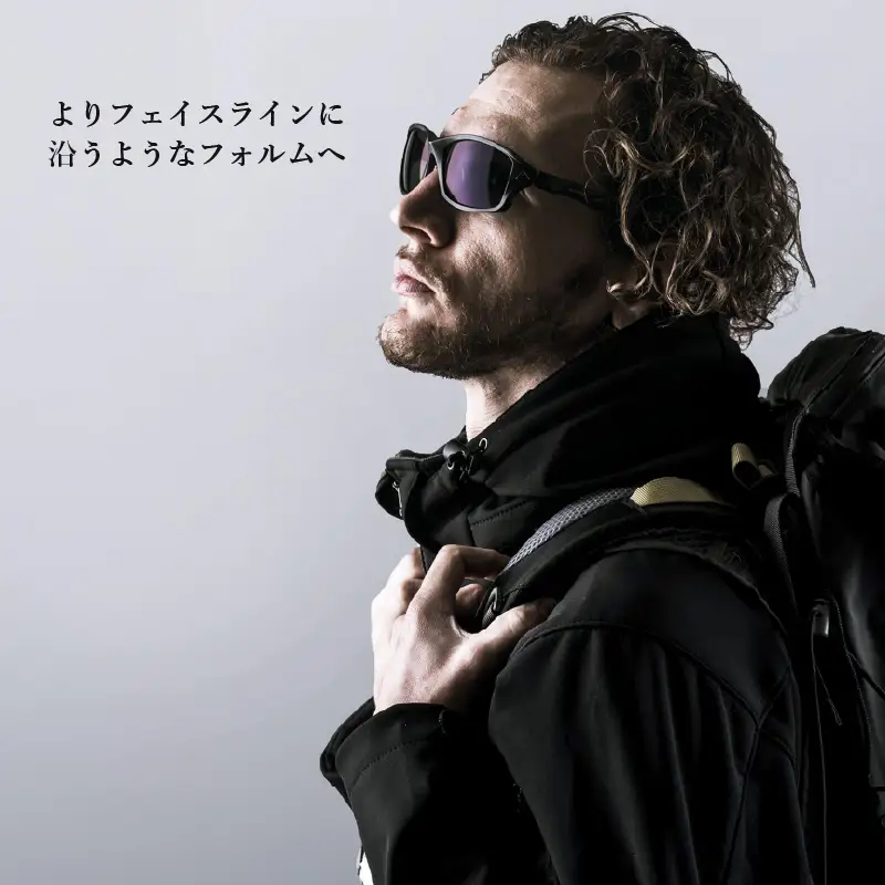 Zeque（ゼクー）偏光サングラス STELTH（ステルス）F-1924 クリアブラック / イーズグリーン（ブルーミラー） - スポーツから日常まで、スタイリッシュに目を守る。