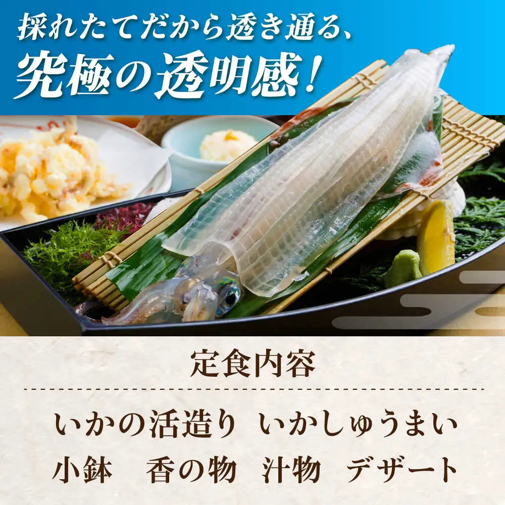 いか活造り定食お食事券（2名様分） / 佐賀県 / 河太郎呼子店 [41ABAE001]