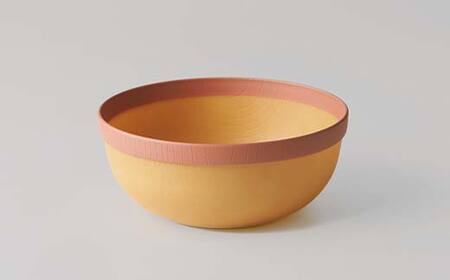 MUSUBI塗り分け 食器セット ピンク 山中漆器 山中塗 軽量 ナチュラル 自然 おしゃれ ギフト F6P-1976
