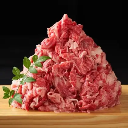 定期便 3ヶ月 牛肉 A4～A5 博多和牛 切り落とし 1000g (500g×2p) 黒毛和牛 肩ロース 赤身 バラ カルビ 小分け 大好評につき継続！3回 配送不可：離島