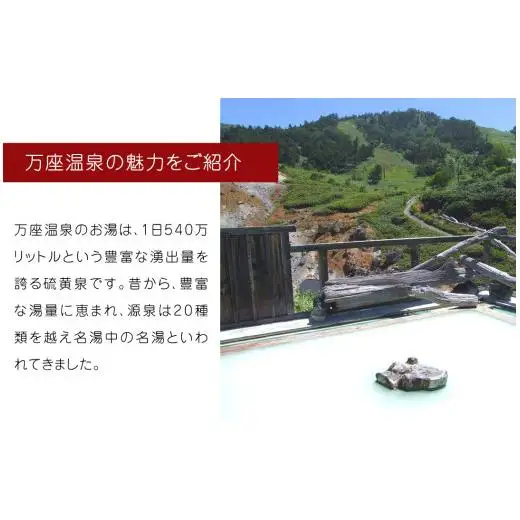 温泉の素 【 万座 の湯】 大袋 ( 10回分 ) 2袋 [AB091tu]