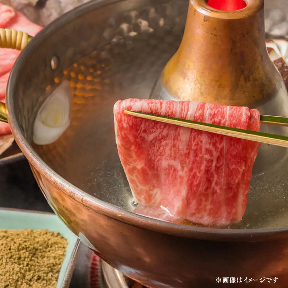 【全6回定期便】博多和牛 A5ランク 赤身スライス500g しゃぶしゃぶ セット（あご出汁濃縮タイプ付き）雌肉 牛肉 A5 和牛 肉 鍋 [ABEN047]