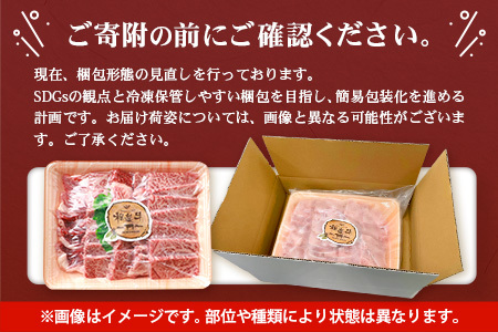 お試し定期便 【 定期便 3回 】 総重量 1,900g 牛肉 椎葉牛の スライス肉 ＆ 切り落とし肉 定期便 【 日本三大秘境 椎葉村 育ちの黒毛和牛 】 牛肉 定期便 肉 牛スライス肉 牛切り落とし肉 A5等級指定 黒毛和牛 A5ランク TK-100