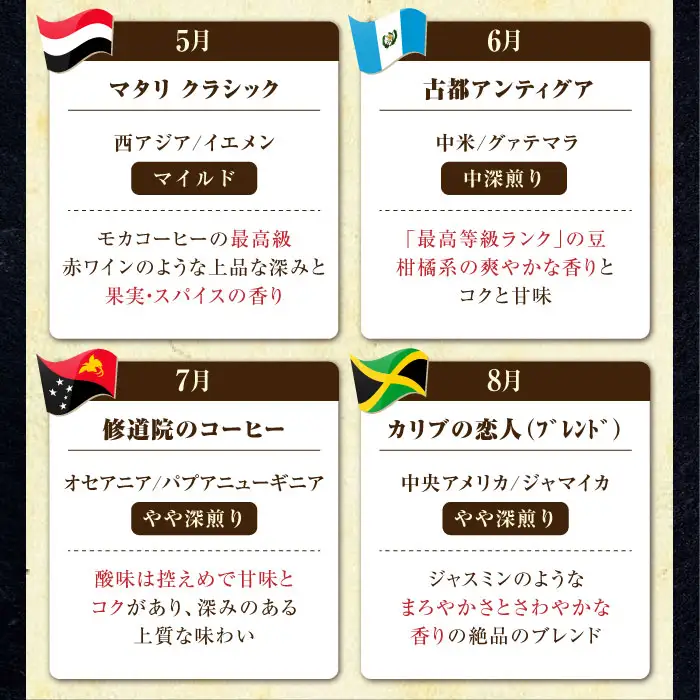 【全12回】能美島ビターブレンドセット コーヒー豆or粉 全13種 コーヒー[XBE085]