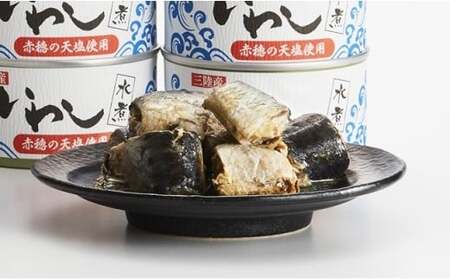＼TVで紹介されました／ 缶詰 いわし水煮 180g×8個セット 無添加 無着色 防災 長期保存 非常食 缶詰