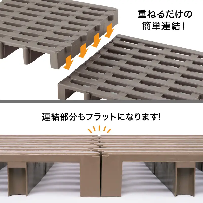 すのこベット ジョイントふとんすのこ 8枚入り - 通気性がいい高床式のパレット