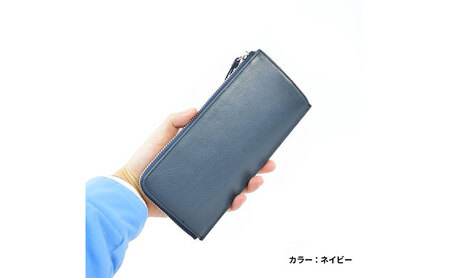 財布 L字ファスナー 本革 オーク ブラウン 財布
