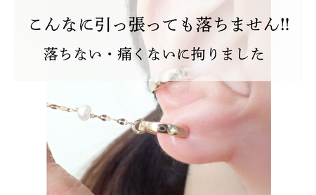 イヤリング Degodd 落ちない GLプレーン 痛くない イヤリング