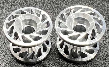 タミヤ ミニ四駆用 ベアリングアルミローラー（切削加工品）2段アルミローラーセット（13-12ｍｍ）H825262-835262 ミニ四駆 アルミローラー 東原工業所 岐阜県 F4N-1889