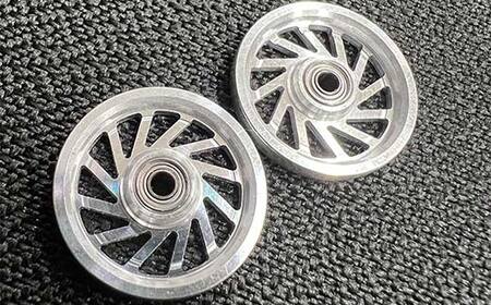 タミヤ ミニ四駆用 ベアリングアルミローラー（切削加工品）アルミローラーセット 19ｍｍ H795262 ミニ四駆 アルミローラー 東原工業所 岐阜県 中津川市 F4N-1893