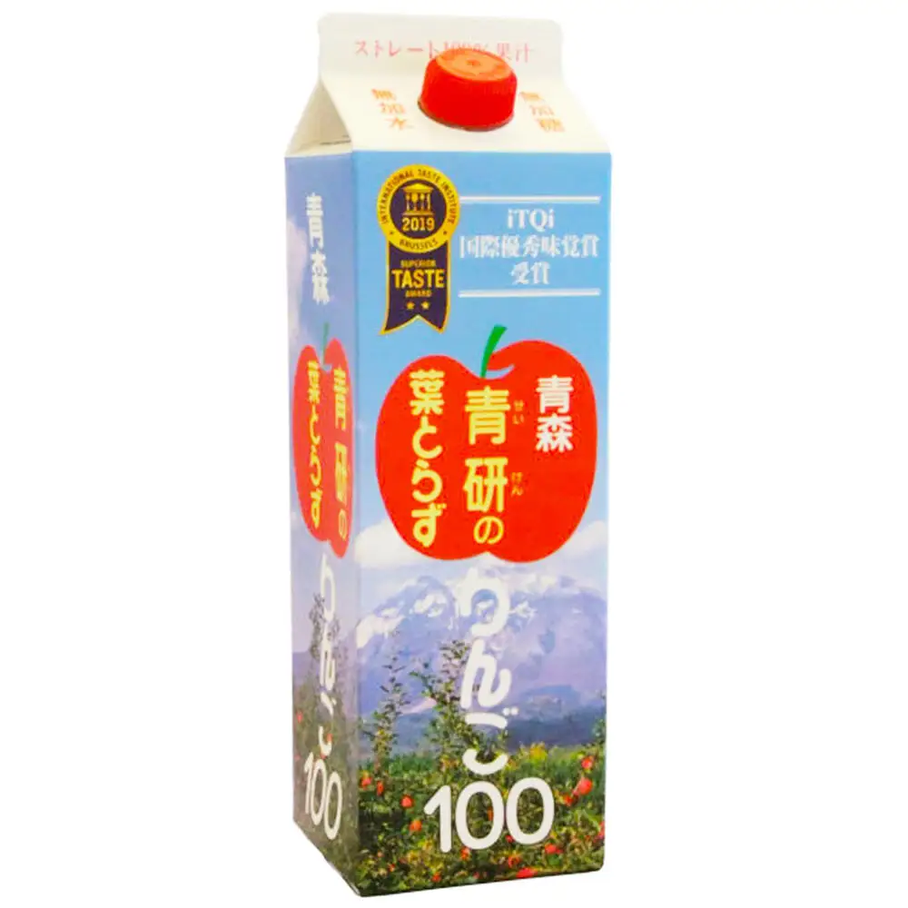葉とらずりんごジュース（1000g×6本セット）青研 ためのぶストア