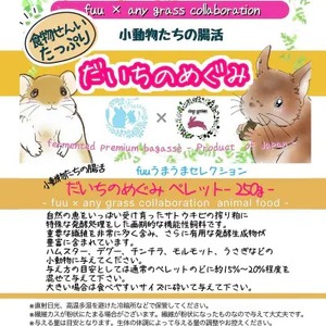 fuu うまうまセレクション 小動物たちの腸活 だいちのめぐみ（ペレットタイプ 250g/繊維タイプ 200g）[145SA16]