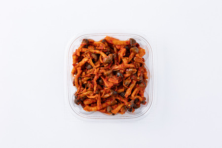 きのこのキムチと野菜キムチの食べ比べ4品セット(エノキムチ・シメチャンジャ・カクテキ各120g・白菜キムチ150gセット)　AT09