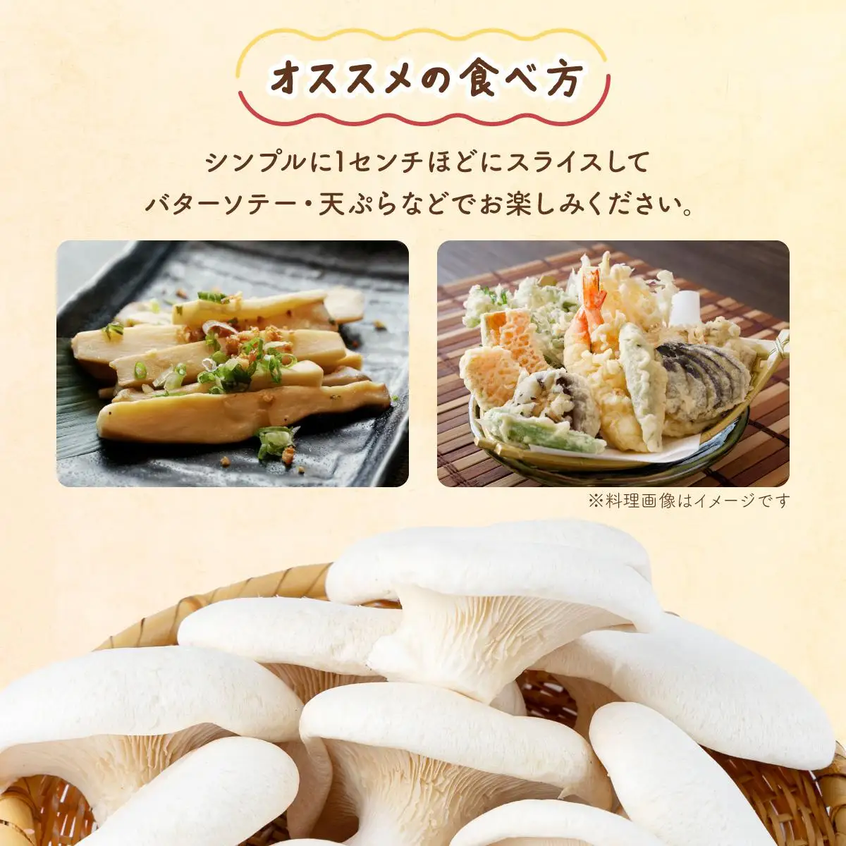 珍しいきのこ2種×5パックセット(ゆきれいたけ5パック・王リンギ5パック)　AT15