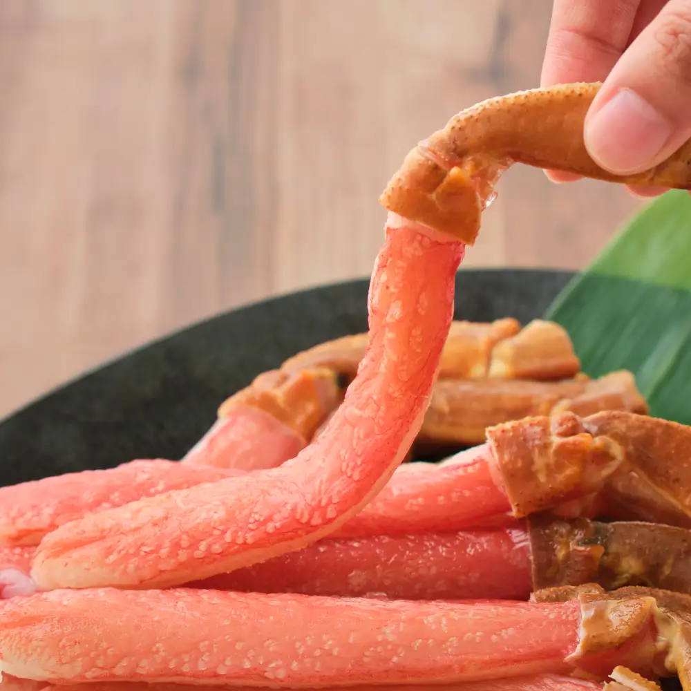 16-150 【生食可】特大・生ずわいがに脚ポーション500ｇ