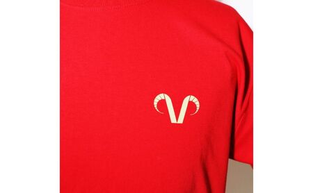 Tシャツ エリース豊島 ロゴプリント レッド サッカー Tシャツ L