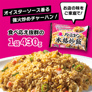 バーミヤン本格炒飯　430g×10袋 セット チャーハン 炒飯 冷凍 食品 惣菜 すかいらーく 冷凍食品 簡単調理 レンジ調理 中華 おうち中華 家庭用 惣菜 ごはん 時短調理 簡単 時短 電子レンジ レンジ 便利 冷凍惣菜 手軽