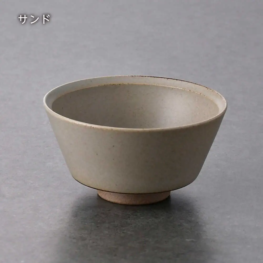 【波佐見焼】kadテラ 飯碗（小）3点セット アイボリー・サンド・モカ【NISHIYAMAJAPAN】[CB136]